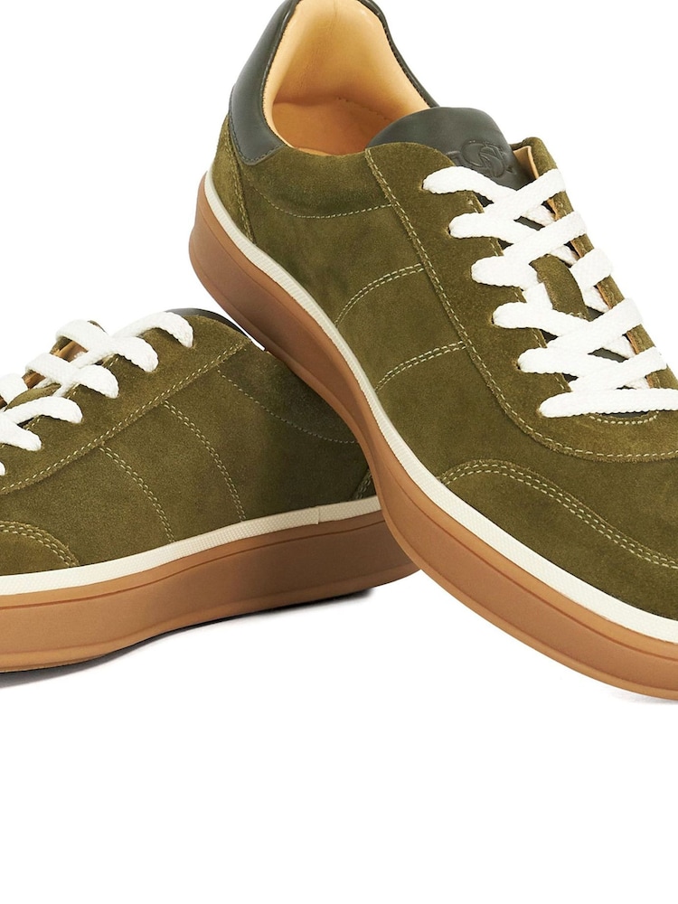 Dune London Green Tony Cupsole Trainers - Image 6 of 6 Dune London Green Tony Cupsole Trainers - Image 6 of 6