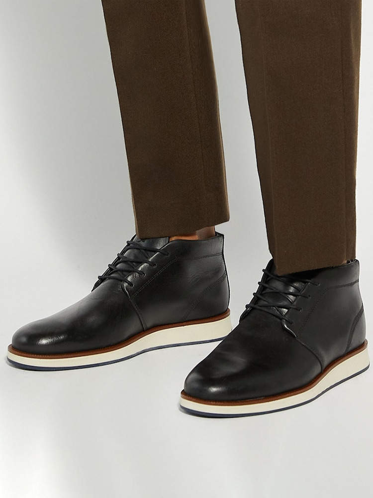 Dune London Black Smoky Boots - Image 1 of 6