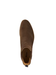 Dune London Brown Mckinley Constrast Sole Chelsea Boots - Image 5 of 6