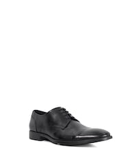 Dune London Black Suffix WF Flex Sole Topcap Gibson Shoes - Image 3 of 6