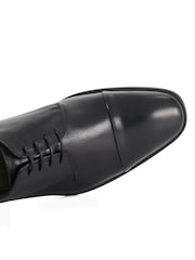 Dune London Black Suffix WF Flex Sole Topcap Gibson Shoes - Image 5 of 6
