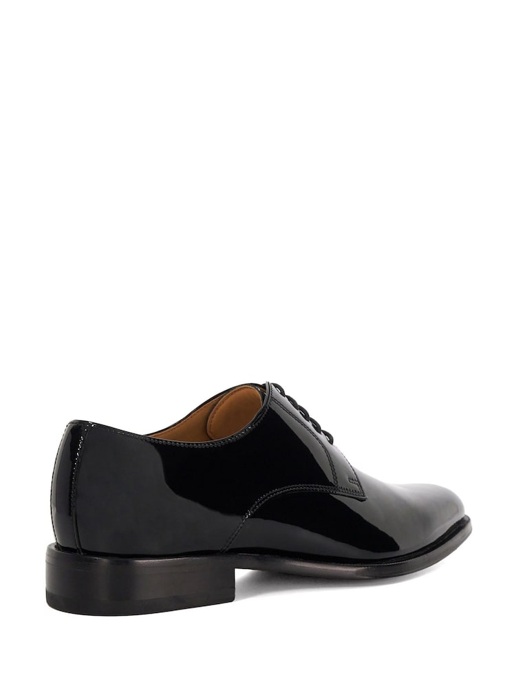Dune London Black Salisburry Wf Classic Derby Leather Shoes - Image 2 of 4