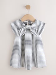 Monochrome Bow Collar Dress (3mths-7yrs) - Image 1 of 5