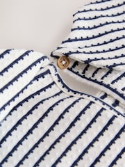 Monochrome Bow Collar Dress (3mths-7yrs) - Image 4 of 5