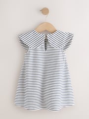 Monochrome Bow Collar Dress (3mths-7yrs) - Image 6 of 9