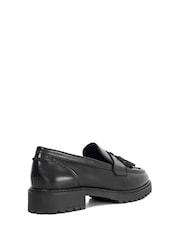 Dune London Black WF Gracelyn Tassle Loafers - Image 3 of 5