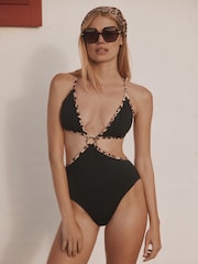 Rockett St George Cut Out Swimsuit - Bild 1 von 6