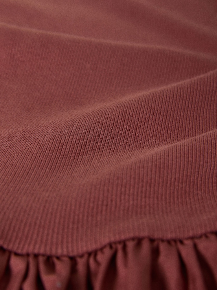 The Set 2 Pack Maxi Puff Sleeve Dress Black/Brick Red - Image 2 of 3