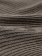 The Set 3 Pack Frill Sleeve Ribbed Tops Black/White/Neutral - Image 6 of 6