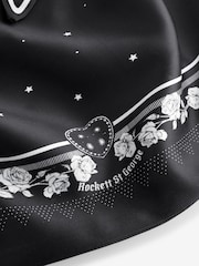 Rockett St George Black Scarf Print Shoulder Bag - Image 11 of 11