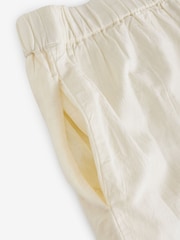Laura Ashley Cream Embroidered Detail Cotton Pyjamas Set - Image 10 of 11