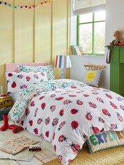 Wee Blue Bell Multi Green Garden Explorer Duvet Cover and Pillowcase Set - Image 3 of 7