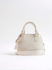 River Island Brown Floral Monogram Grab Bag - Image 2 of 4