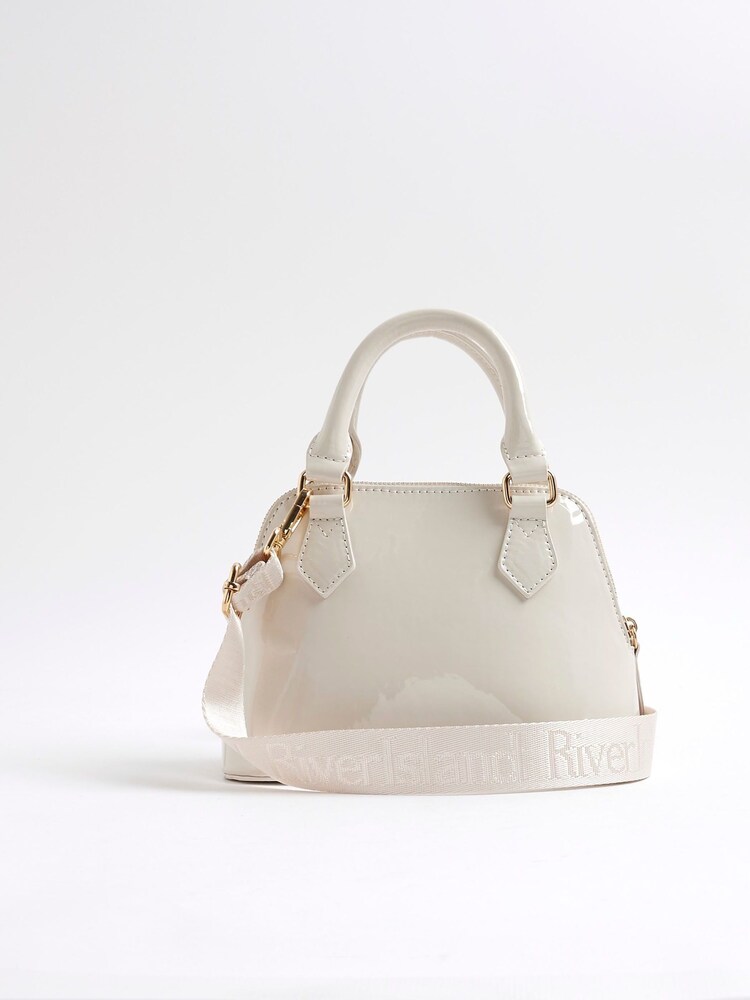 River Island Brown Floral Monogram Grab Bag - Image 2 of 4
