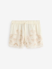 Rockett St George Cream Embroidered Cami Pyjamas Set - Image 10 of 14