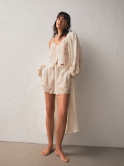 Rockett St George Embroidered Cami Pyjamas Set - 7න් 3 වන රූපය