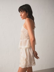Rockett St George Embroidered Cami Pyjamas Set - 7න් 4 වන රූපය