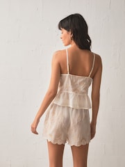 Rockett St George Embroidered Cami Pyjamas Set - 7න් 5 වන රූපය