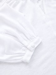 सेतो - Long Sleeve Notch Neck Top - 8मध्ये 8 तस्बिर