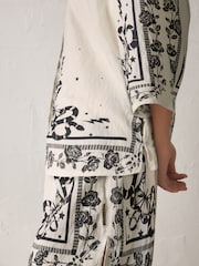 Rockett St George Ecru White Border Print Shirt - Image 6 of 6