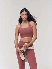 OSIA Pink Cross-Back Bra Top - Image 1 of 4