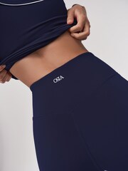 Ναυτικό - Κολάν OSIA με φαρδιά τιράντες και τελείωμα μπροστά - Εικόνα 3 από 4