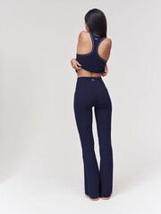 Ναυτικό - Κολάν OSIA με φαρδιά τιράντες και τελείωμα μπροστά - Εικόνα 4 από 4