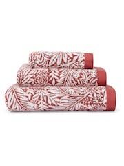 William Morris At Home Brick Orange Larkspur Towel - Image 6 of 6