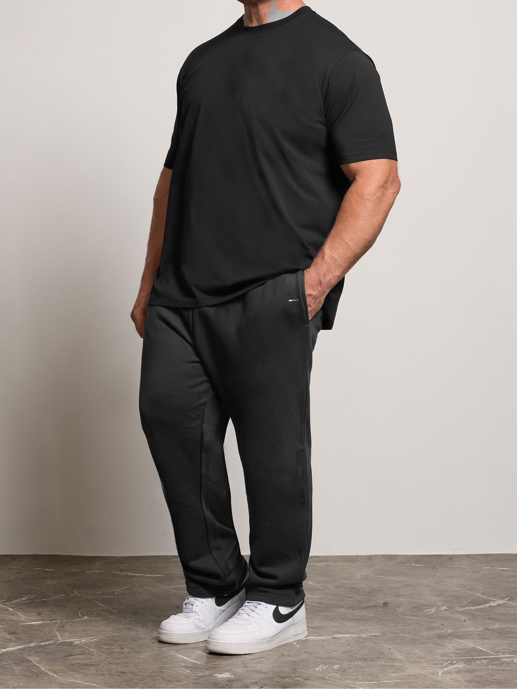 BadRhino Open Hem Joggers, Black, Size 7-8Xl, Men - Image 3
