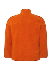 BadRhino Big & Tall Orange Sherpa Quarter Zip Fleece - Image 6 of 6