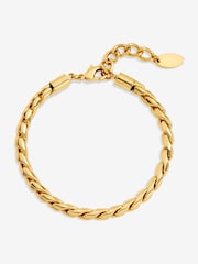 Jon Richard Gold Plated Twist Chain Bracelet - Image 1 of 2