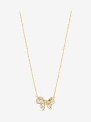 Jon Richard Gold 18K Plate Bow Pendant -  Gift Box - Image 2 of 2