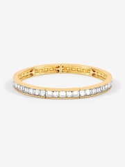 Jon Richard Gold Plated and Cubic Zirconia Stretch Bracelet - Image 1 of 3
