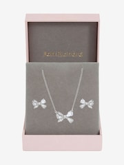 Jon Richard Silver Rhodium Plated Bow Box Set Gift Box - Image 1 of 4