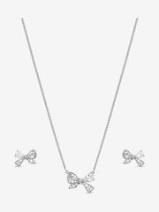 Jon Richard Silver Rhodium Plated Bow Box Set Gift Box - Image 3 of 4