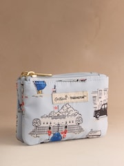 Cath Kidston Blue Paddington London Icons Double Zip Purse - Image 1 of 3