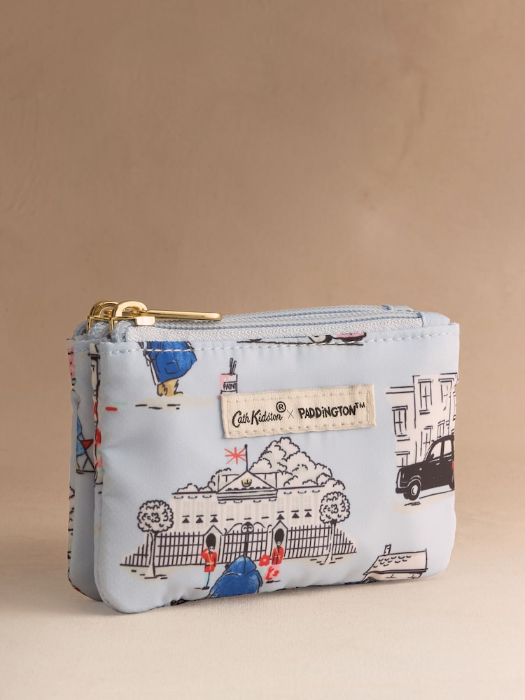 Cath Kidston Blue Paddington London Icons Double Zip Purse - Image 1 of 3