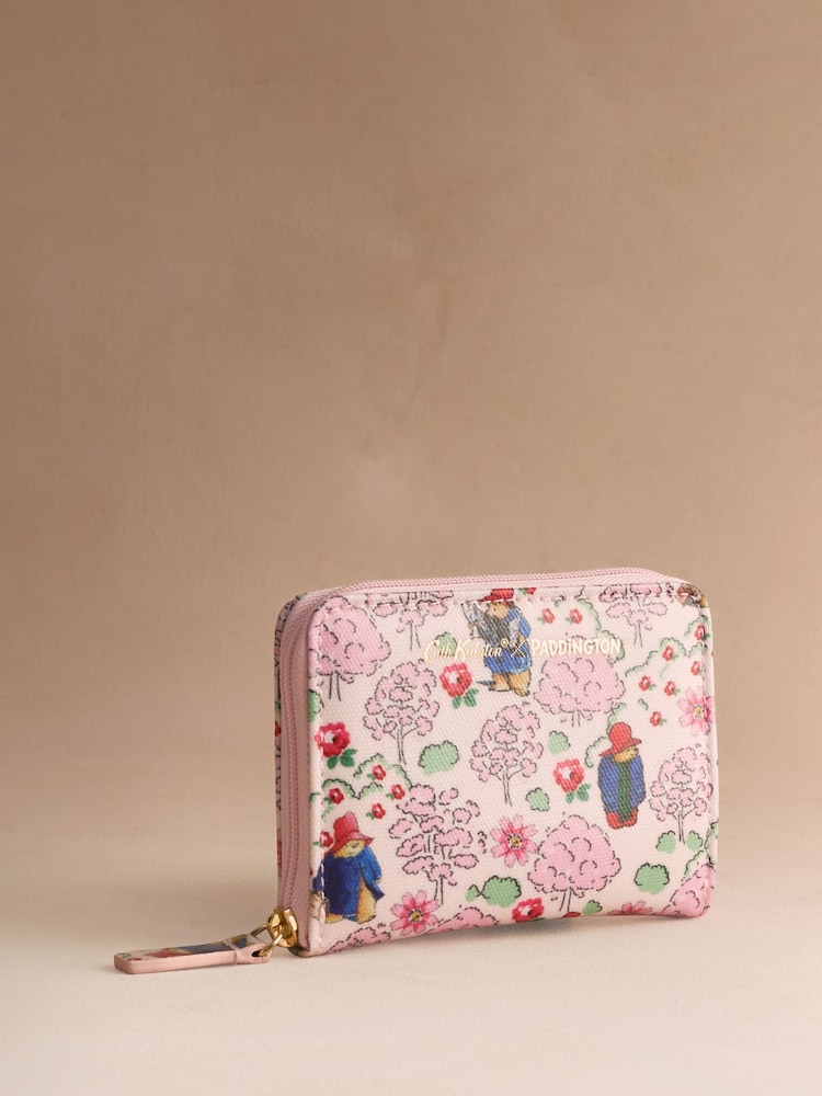 Cath Kidston Pink Paddington Blossom Mini Continental Purse - Image 1 of 3