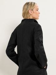 Long Tall Sally Black Funnel Neck Cosy Jacket - Image 3 of 5