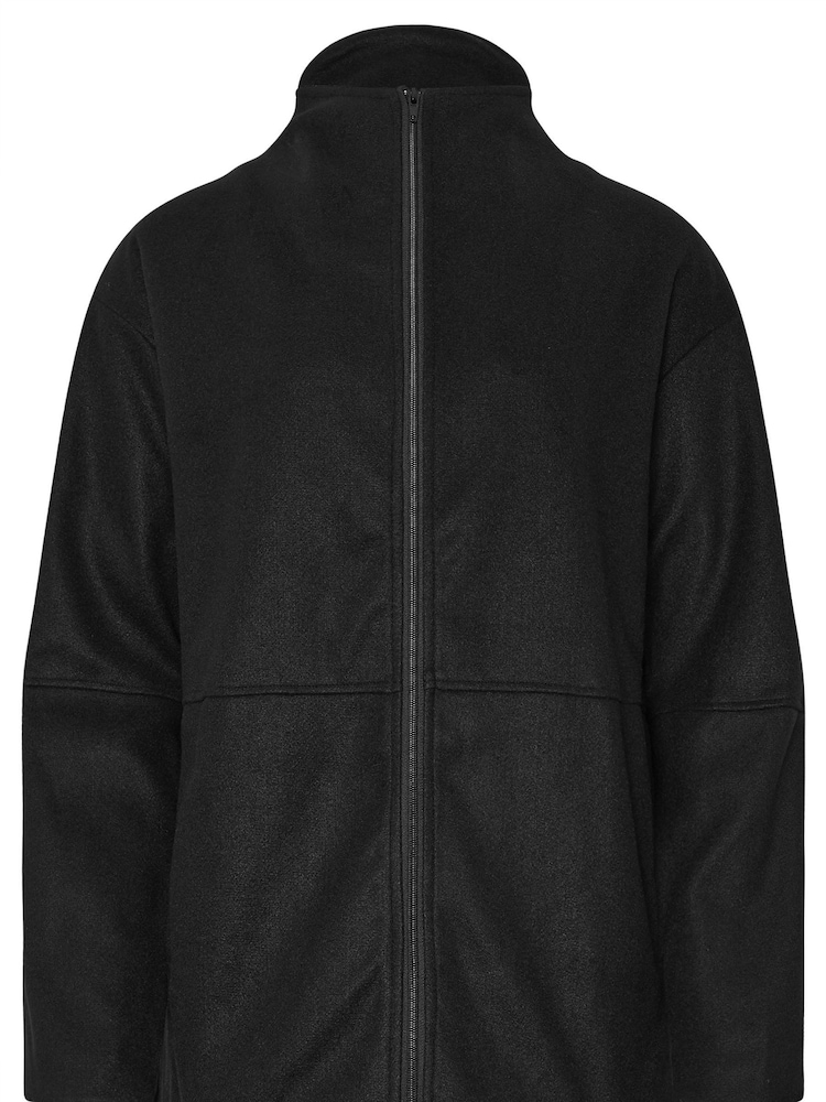 Long Tall Sally Black Funnel Neck Cosy Jacket - Image 5 of 5