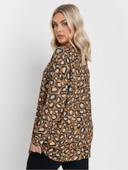 Yours Curve Yellow Animal Soft Touch Jumper - Image 3 of 5