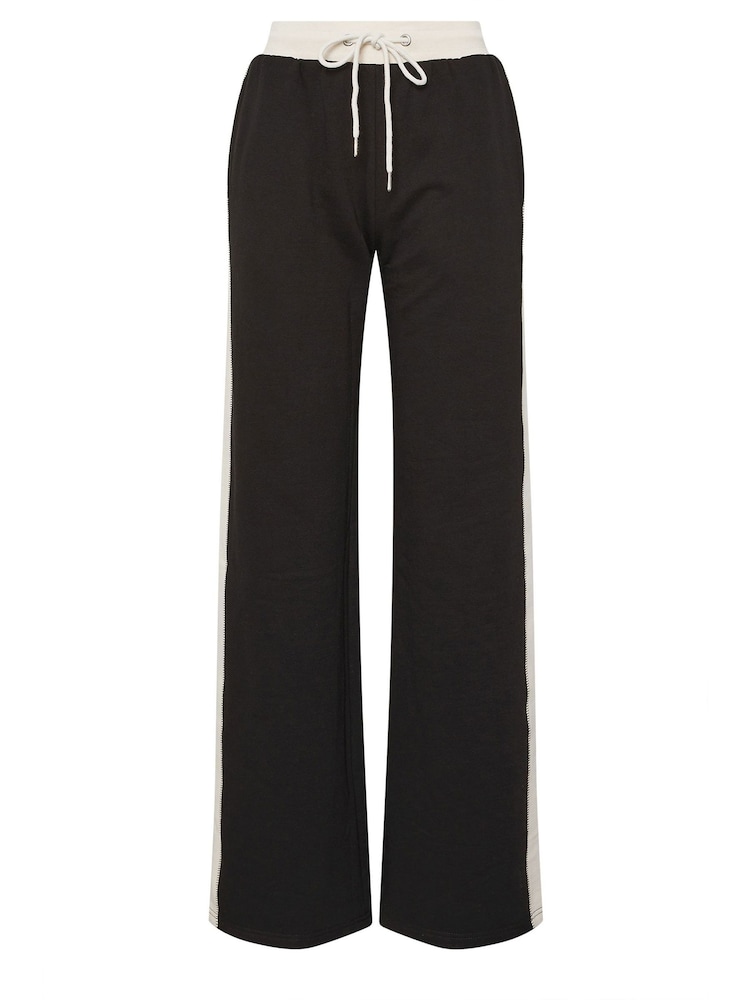 Long Tall Sally Black Colourblock Joggers - Image 5 of 5