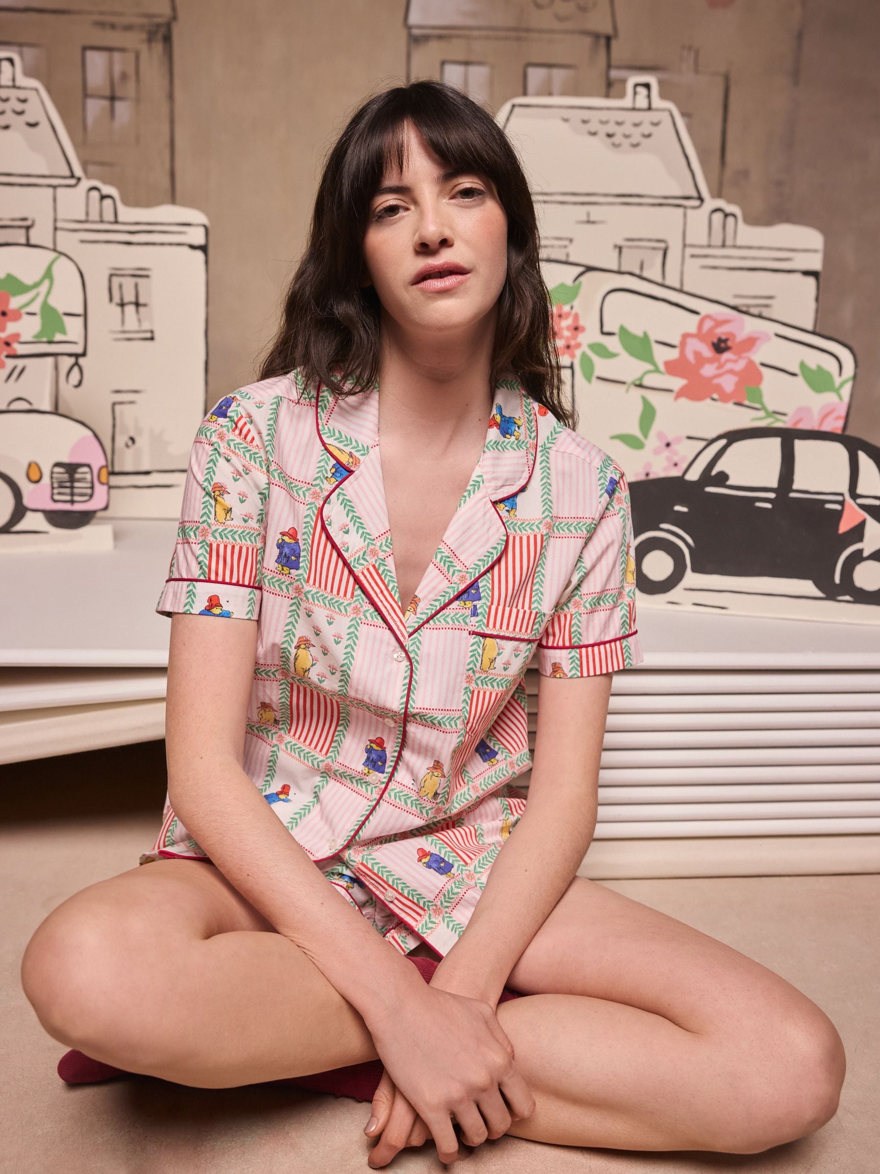 Buy Cath Kidston Pink Paddington Patchwork Cotton Short Sleeve