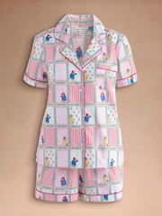 Cath Kidston Paddington Patchwork Cotton Short Sleeve Pyjamas Set - Imaginea 1 din 5
