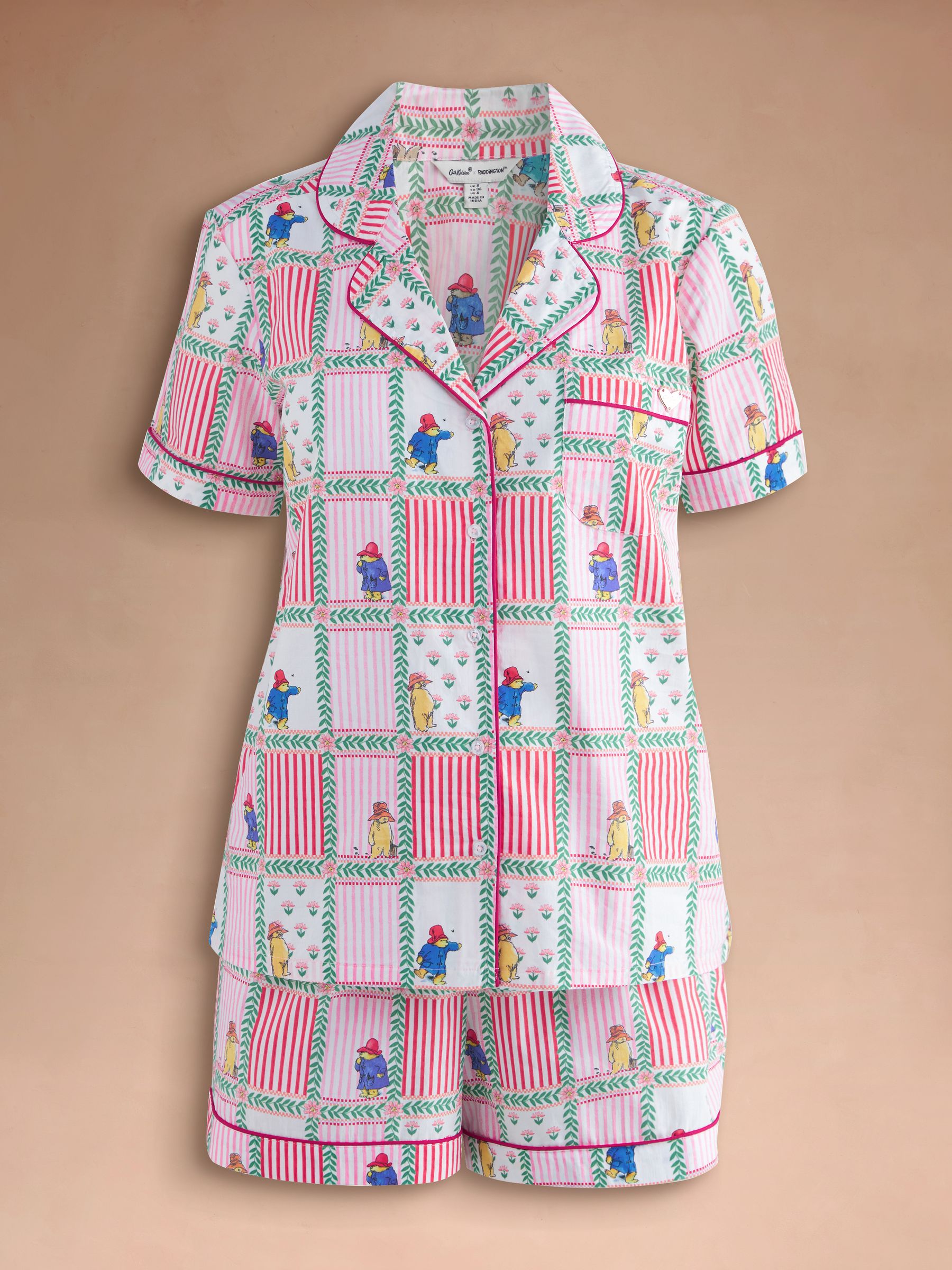 Buy Cath Kidston Pink Paddington Patchwork Cotton Short Sleeve