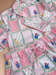 Cath Kidston Pink Paddington Patchwork Cotton Short Sleeve Pyjamas Set - Image 13 of 14