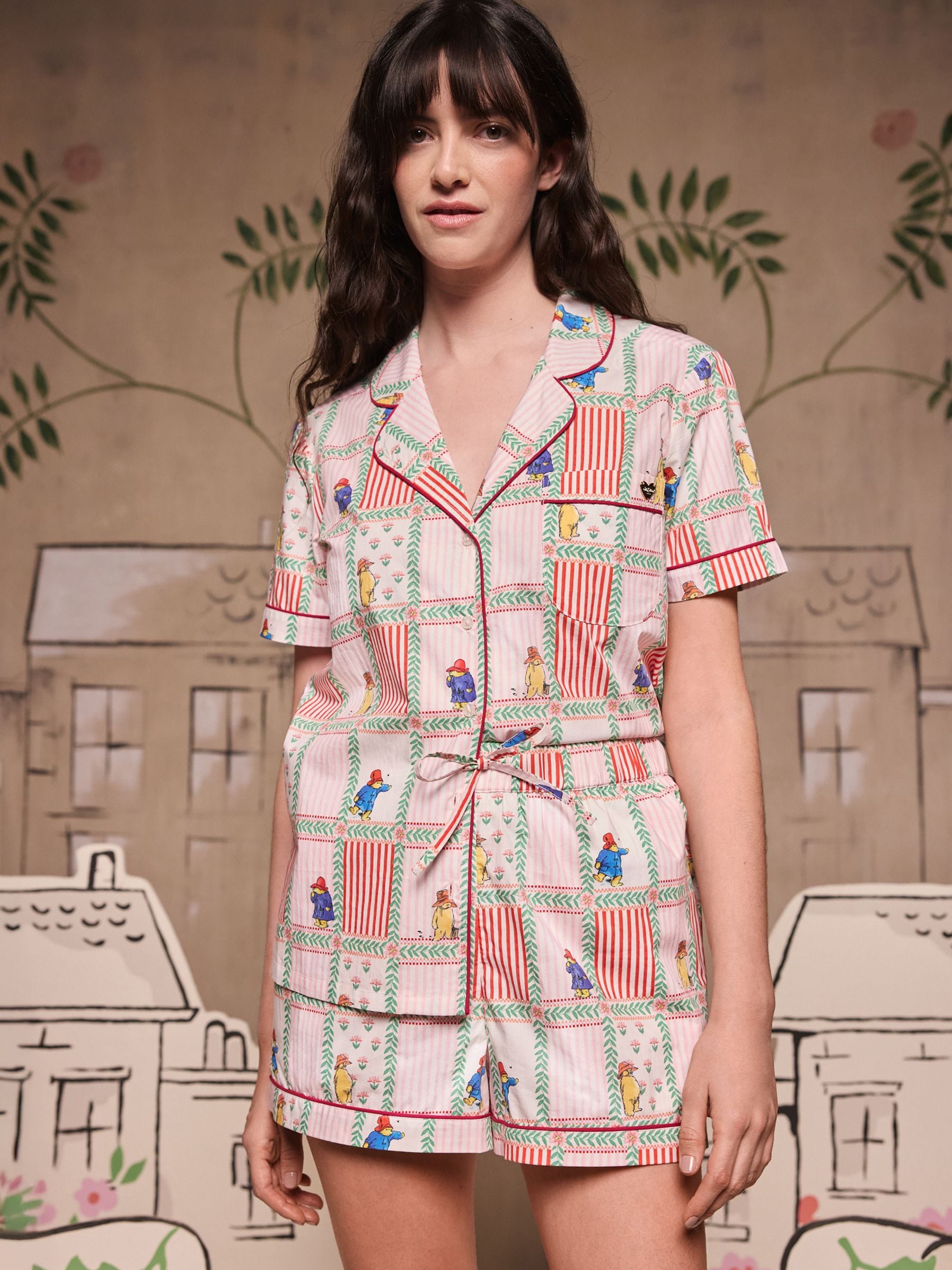 Buy Cath Kidston Pink Paddington Patchwork Cotton Short Sleeve
