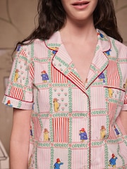 Cath Kidston Pink Paddington Patchwork Cotton Short Sleeve Pyjamas Set - Image 9 of 14