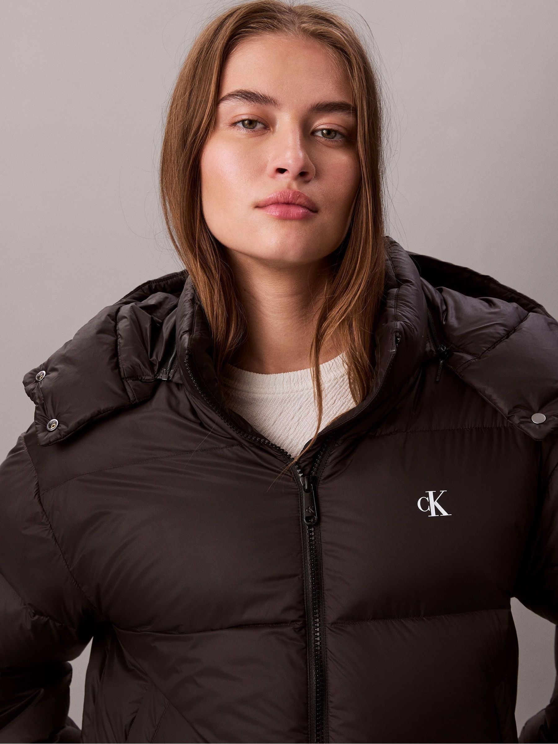 Buy Calvin Klein Black Short Down Puffer Jacket from Next Canada