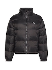 Calvin Klein Black Short Down Puffer Jacket - Image 6 of 6